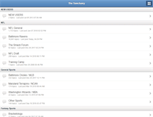Tablet Screenshot of forums.extremeravens.com